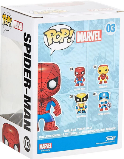Funko POP! Marvel Bobble Spider-Man - Collectable Vinyl Figure