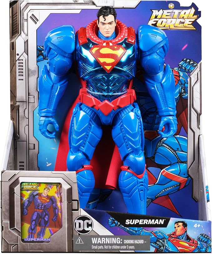 DC Metal Force: Superman Action Figure, 12-Inch