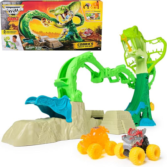 Monster Jam Mini Jams: Cobra’s Crazy Escape 71.1 cm Motorised Playset