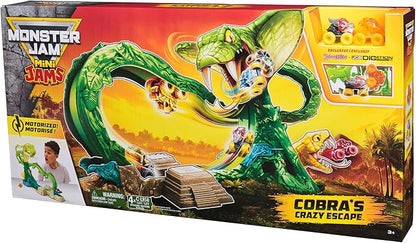 Monster Jam Mini Jams: Cobra’s Crazy Escape 71.1 cm Motorised Playset