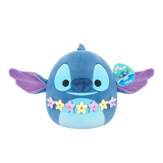 Squishmallow Disney Lilo & Stitch: 8-Inch Stitch Wearing Lei