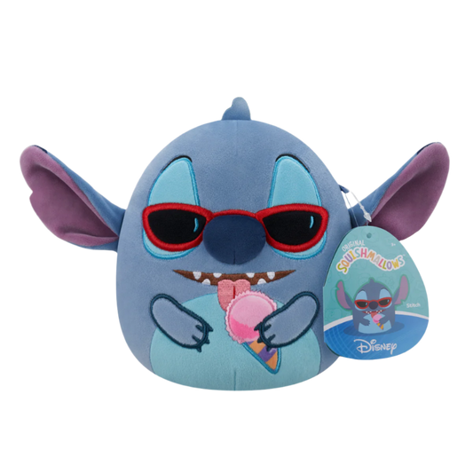 Squishmallow Disney Lilo & Stitch: 8-Inch Stitch Holding Snow Cone