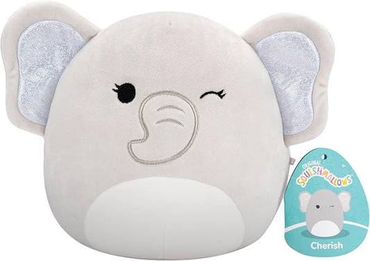 Squishmallows Original 7.5 Inch - Cherish the Winking Grey Elephant