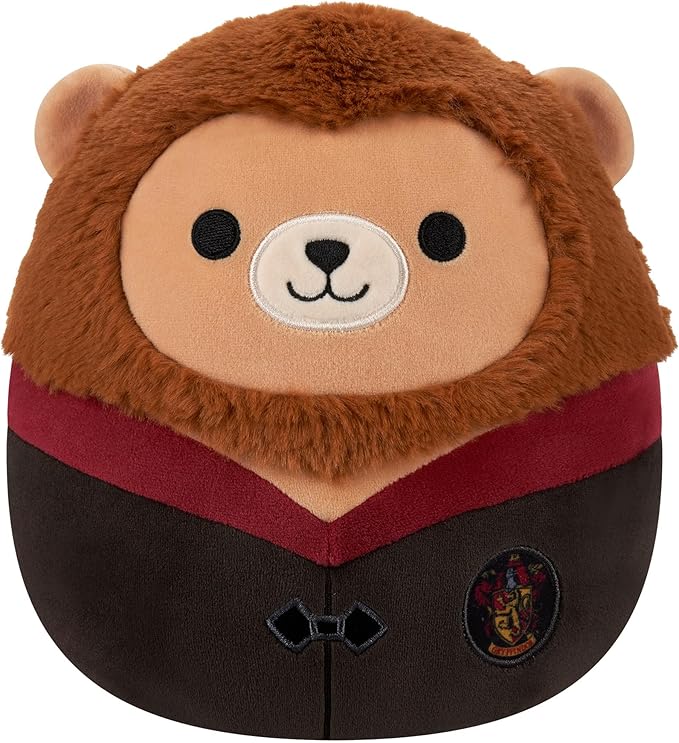 Squishmallows Original “Harry Potter” 8-Inch Gryffindor Lion in Hogwarts Robe Plush