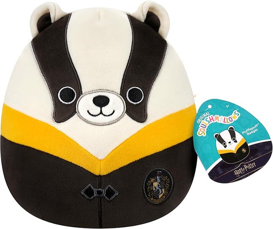 Squishmallows Original “Harry Potter” 8-Inch Hufflepuff Badger in Hogwarts Robe Plush