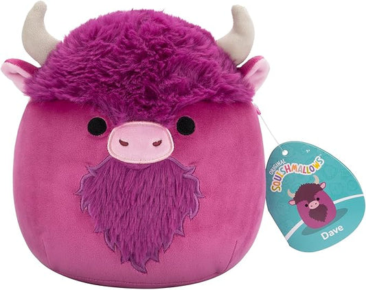 Squishmallows Original 7.5 Inch - Dave the Plum Bison