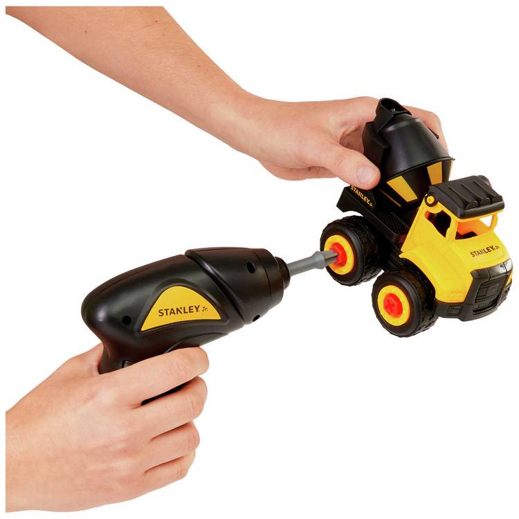 Stanley Jr. - 5 Take Apart Trucks & Electric Screwdriver