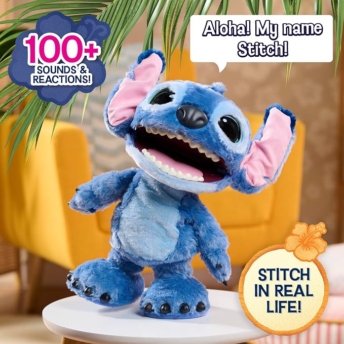 Just Play: Disney Stitch - Ultimate Stitch Live Action Feature Plush