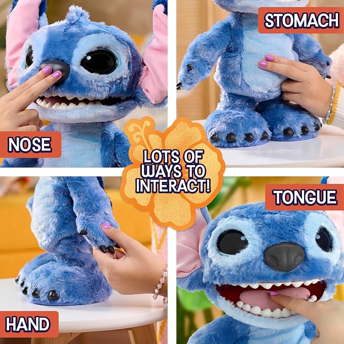 Just Play: Disney Stitch - Ultimate Stitch Live Action Feature Plush