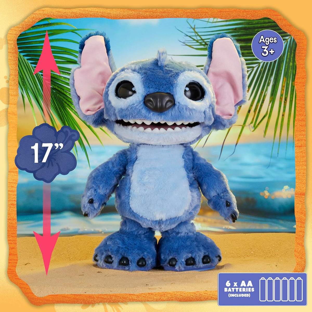 Just Play: Disney Stitch - Ultimate Stitch Live Action Feature Plush