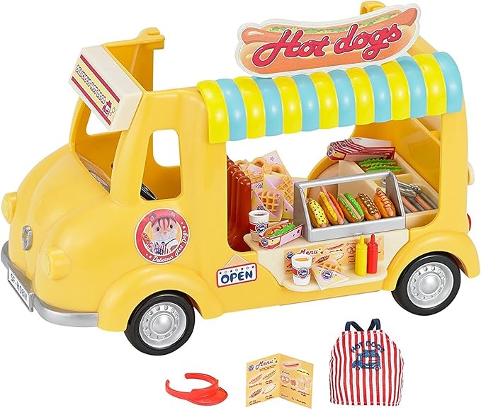 Sylvanian Families - Hot Dog Van Set With Over 40 Pieces (5240)