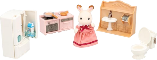 Sylvanian Families Playful Starter Furniture Set - dollhouse playset 5449