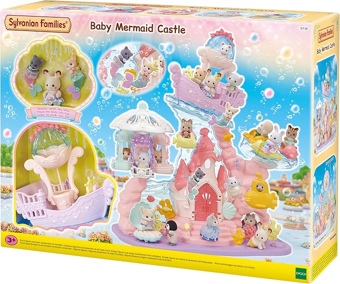 Sylvanian Families: Baby Mermaid Castle, Dollhouse Playset (5715)