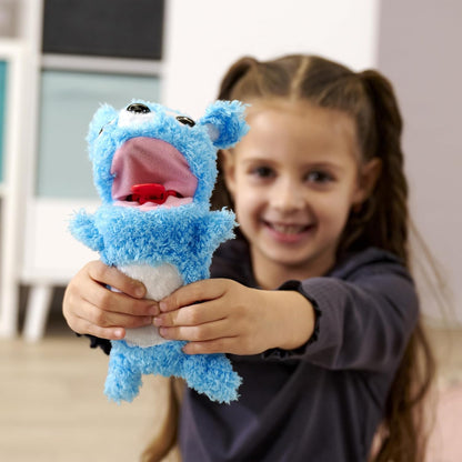SCREAMERZ Prank Plush - Babbling Bear 30cm Interactive Plush (Blue Bear)