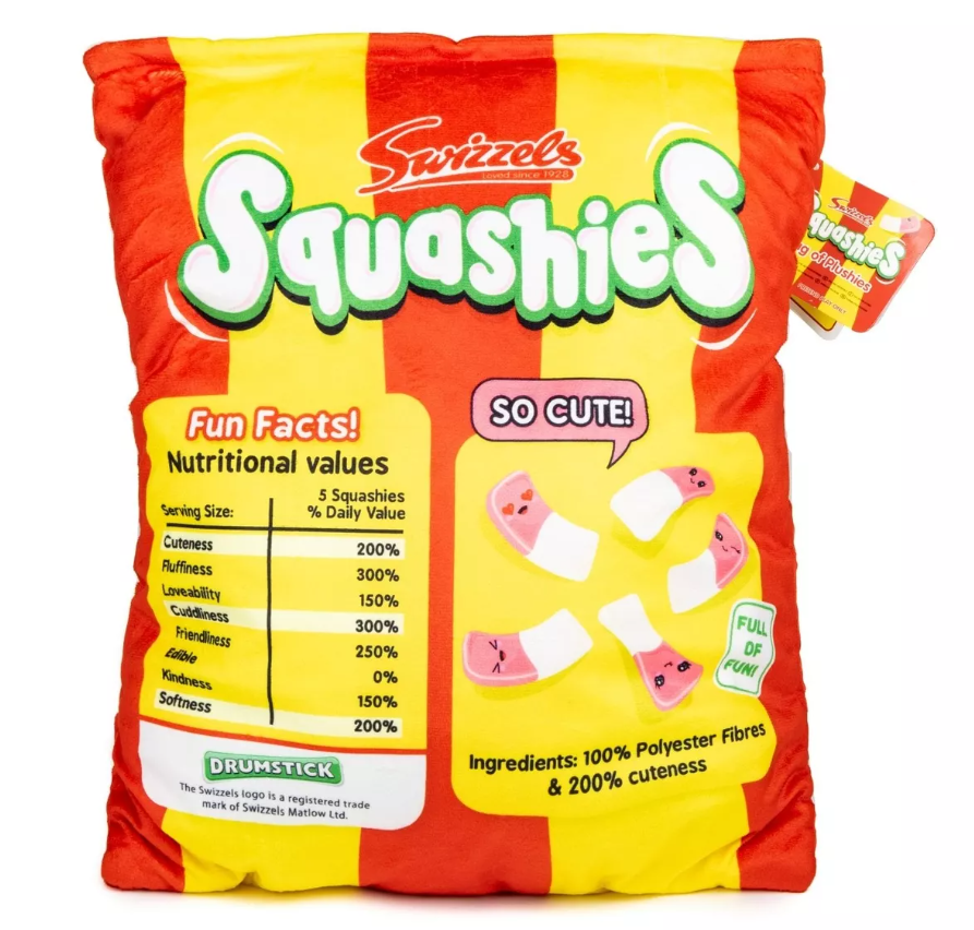 Swizzels Friends Large Plush - Squashies Plushies Bag