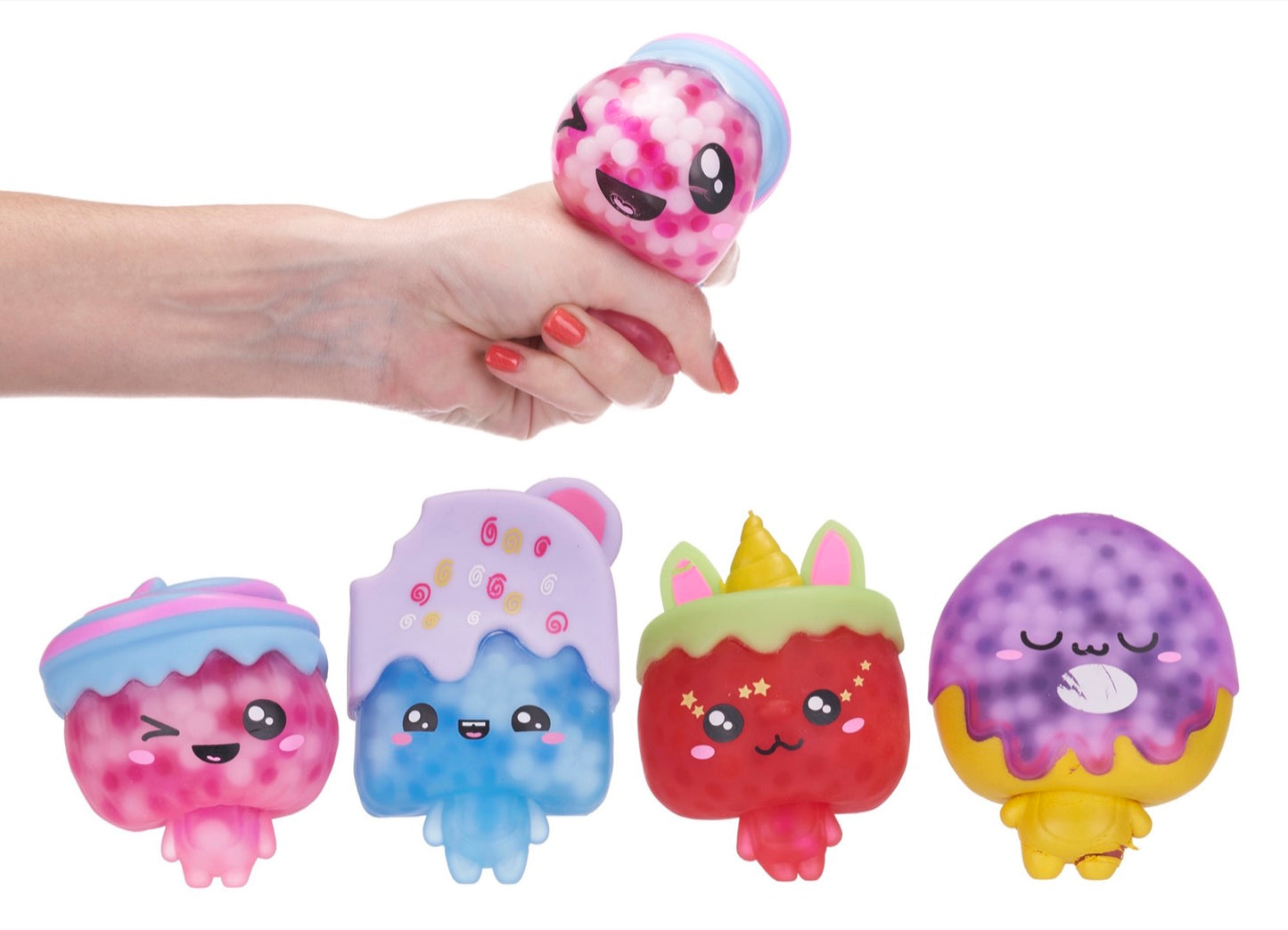 6cm Kawaii Foodiez Fruit Lolly Squeezy - Stress Relief Sensory Toy