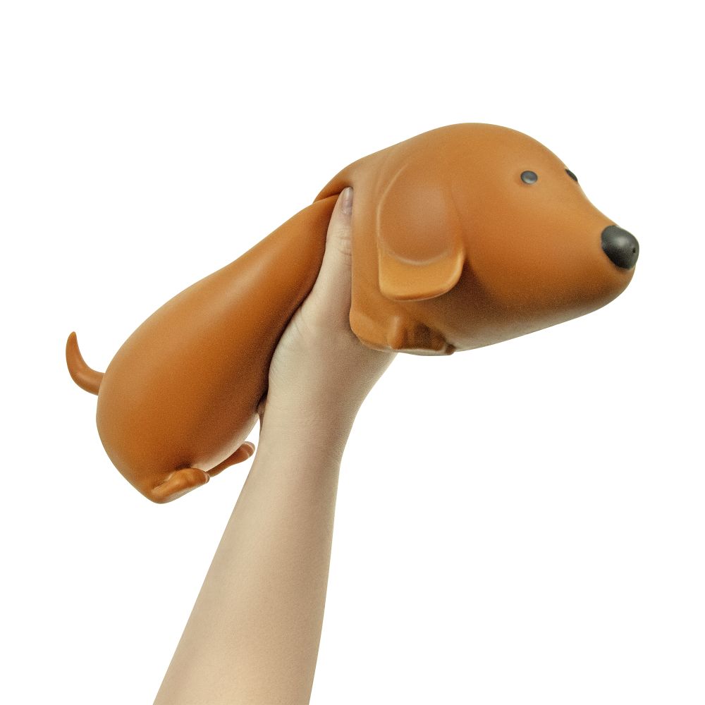 Big Squij Sausage Dog Long Jumbo Slow-Rise Squishy Toy - Single Pack