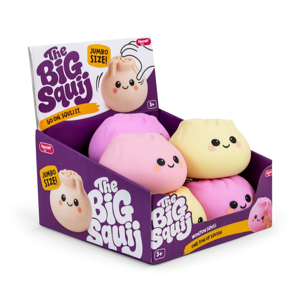 Big Squij Dumpling Slow-Rise Squishy Toy - Single Pack