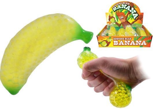 Squishy Bead Banana With Green Ends