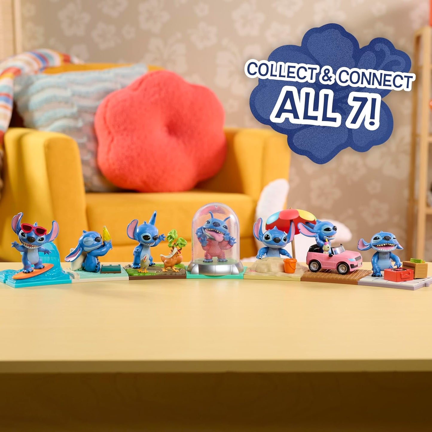 Disney Stitch Live-Action Movie Time 3-inch Collectible Figures, Blind Box Collectible