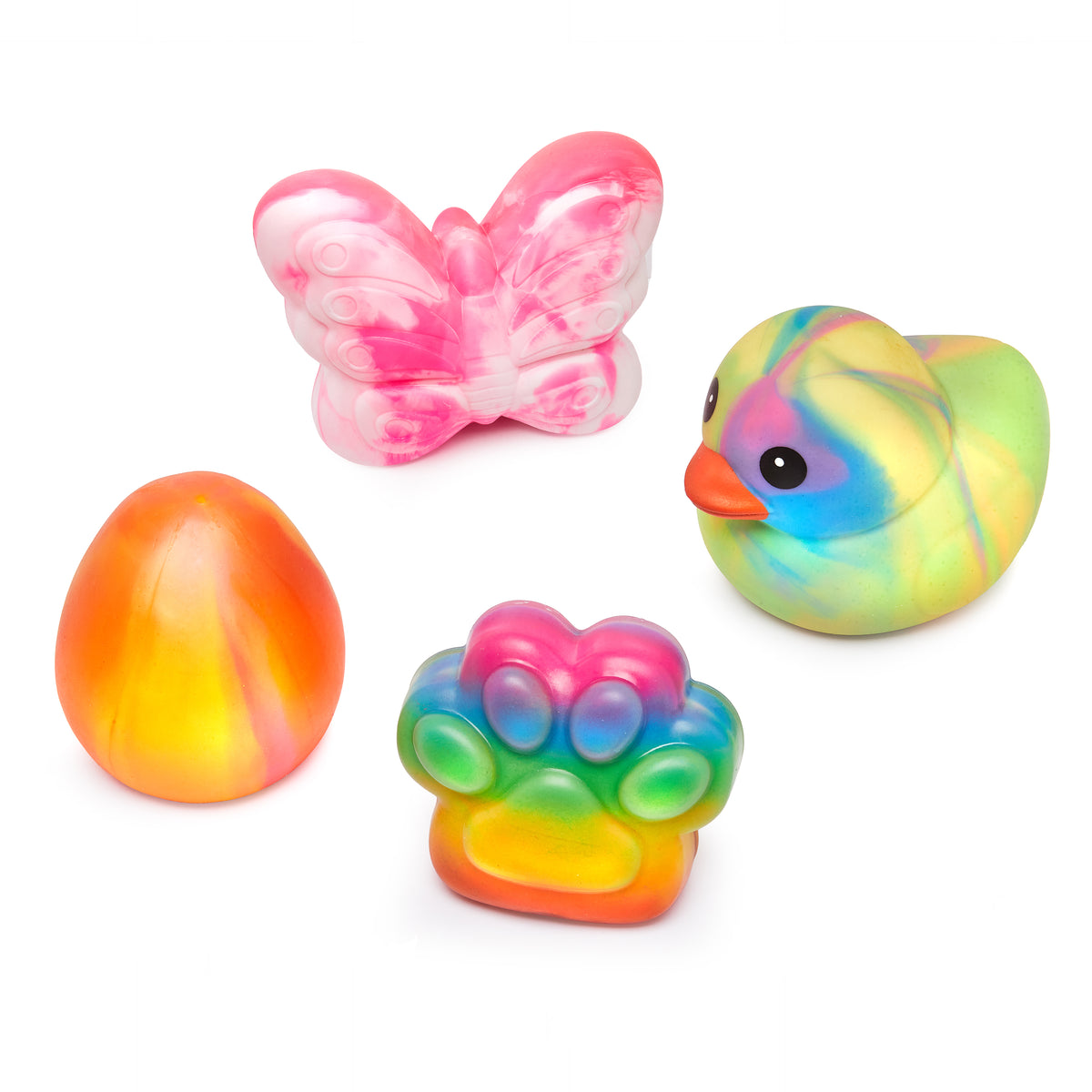 Toymania: The Sensory Toy Box, Soft Squishy & Stretchy Tie Dye Squishies - Single Pack (Random)