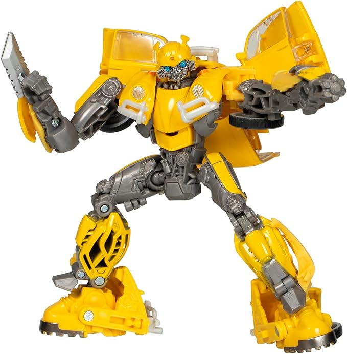 Transformers Toys Studio Series Deluxe Class Bumblebee 117 Bumblebee 4.5-inch Converting Action Figure