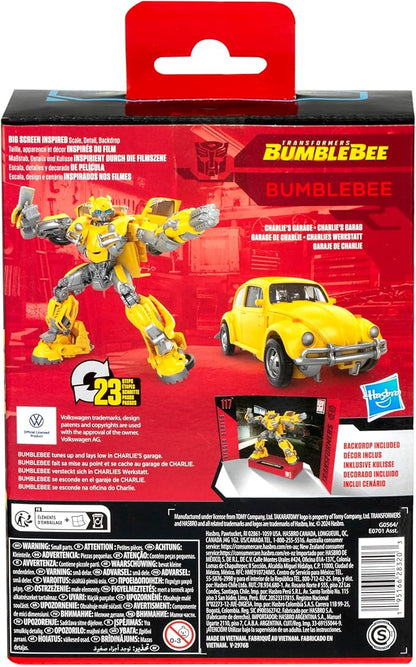 Transformers Toys Studio Series Deluxe Class Bumblebee 117 Bumblebee 4.5-inch Converting Action Figure