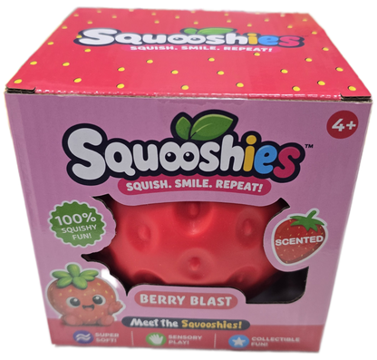 Squooshies - Berry Blast (Strawberry) Scented Squishy, Single Pack