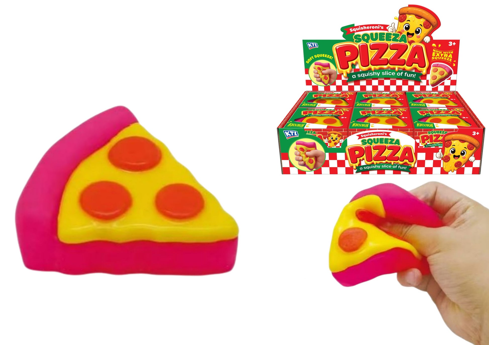 KTL Squishy Pizza Slice - Single Pack