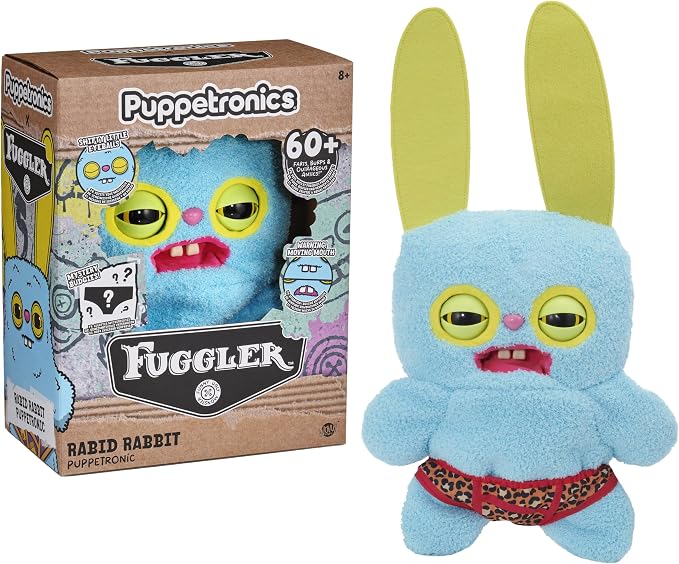 WOW! STUFF Fugglers: Rabid Rabbit - Deluxe Puppetronic Interactive Puppet