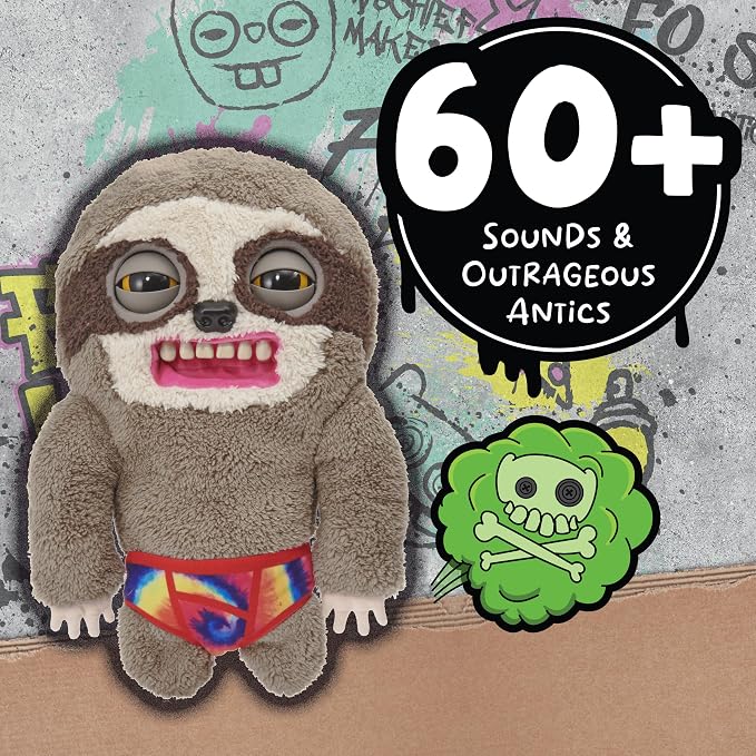 WOW! STUFF Fugglers: Sickening Sloth - Deluxe Puppetronic Interactive Puppet