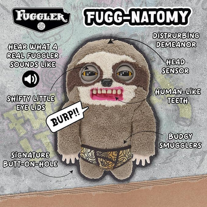 WOW! STUFF Fugglers: Sickening Sloth - Deluxe Puppetronic Interactive Puppet