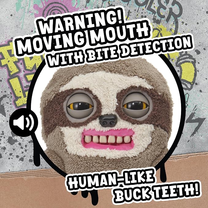 WOW! STUFF Fugglers: Sickening Sloth - Deluxe Puppetronic Interactive Puppet