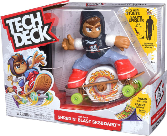 Tech Deck Shred N' Blast Motorized Finger Skateboard Toy