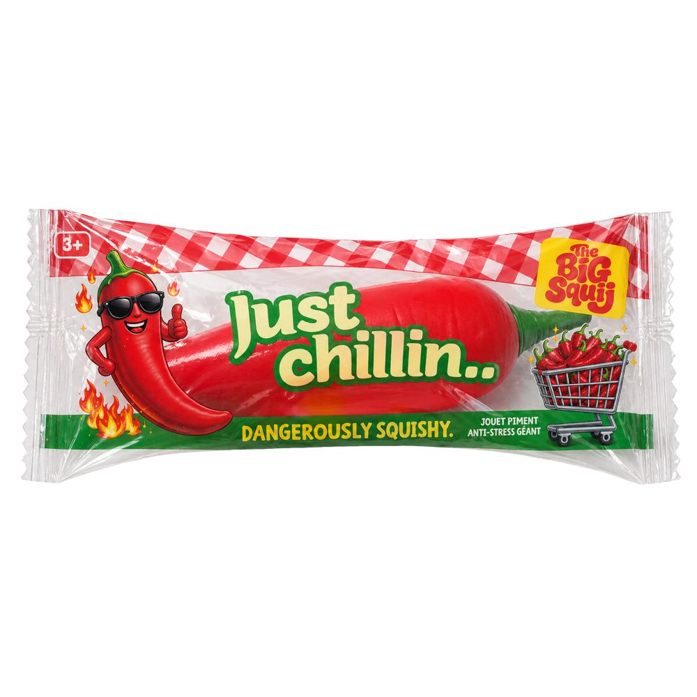 The Big Squij Chilli Slow-Rise Squishy Toy (1 Single)