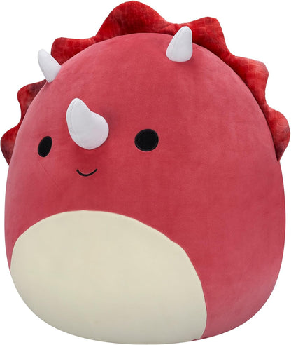 Squishmallows Original 20 Inch - Tristan the Red Triceratops Large-Size