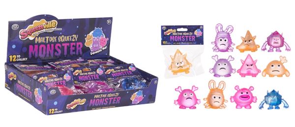 WH: Squeezeville, Maltose Squeezy Monster Squishy - Single Pack (Random)