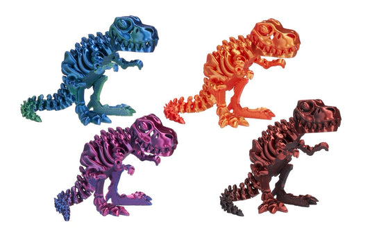 3D PRINTED Sculptworkx: 18CM T-REX (One Colour At Random)