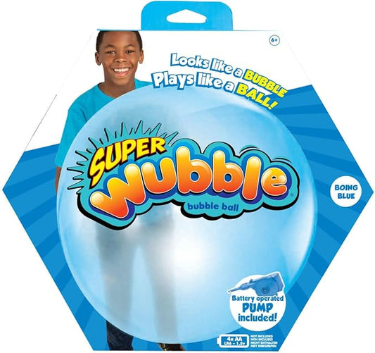Wubble Super Bubble Ball - (With Pump) | Looks Like a Bubble, Plays Like a Ball!