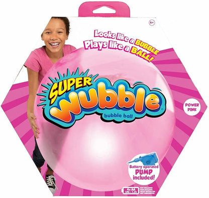 Wubble Super Bubble Ball - (With Pump) | Looks Like a Bubble, Plays Like a Ball!
