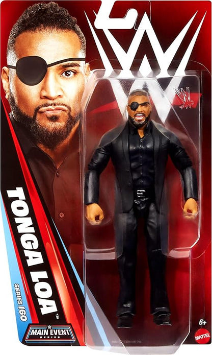 Mattel WWE Tonga Loa Action Figure, Main Event Series #156, 6-inch Collectible Superstar