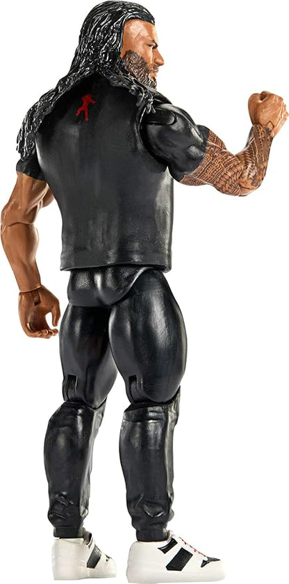 Mattel WWE Roman Reigns Action Figure, Main Event Series #160, 6-inch Collectible Superstar