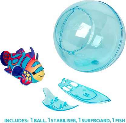 John Adams | Zhu Zhu Pets | Zhu Zhu Aquarium Bubble Ball & Surfboard Starter Playset WITH Fish