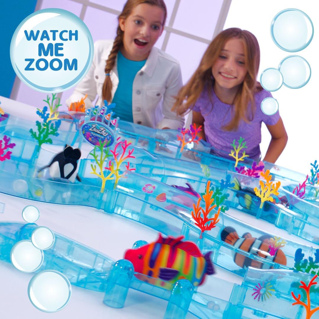 John Adams | Zhu Zhu Pets | Zhu Zhu Aquarium Bubble Ball & Surfboard Starter Playset WITH Fish
