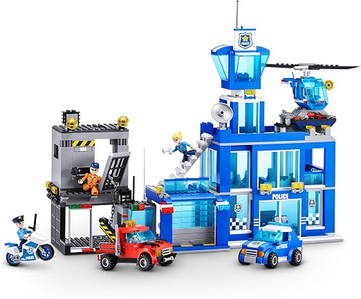 ZURU Max Police Adventure: Police Headquarters Playset (889 pieces)