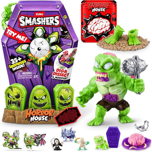 Zuru Smashers: Horror House Mystery Dig & Build Monster - 35+ Surprises
