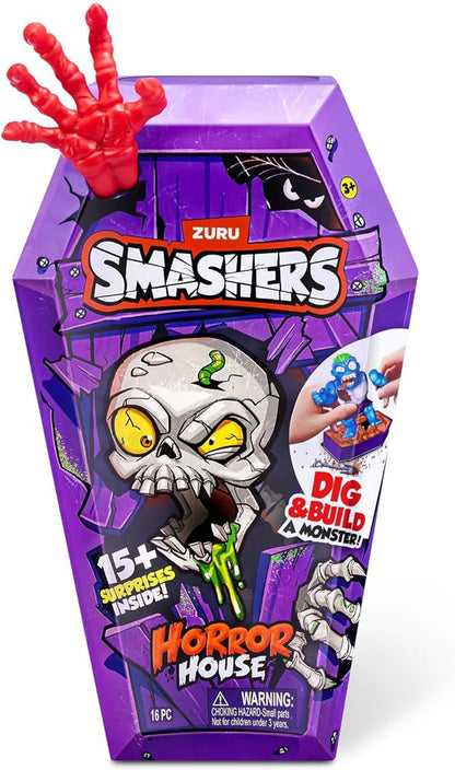 Zuru Smashers: Horror House Mystery Dig & Build Monster - 15+ Surprises