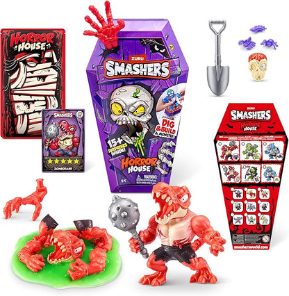 Zuru Smashers: Horror House Mystery Dig & Build Monster - 15+ Surprises