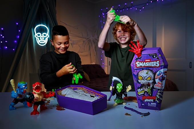 Zuru Smashers: Horror House Mystery Dig & Build Monster - 15+ Surprises