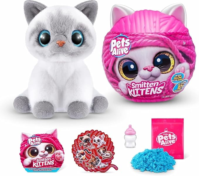 ZURU Pets Alive - Smitten Kittens Cat Mystery Miniature Kitten Figure (Random)